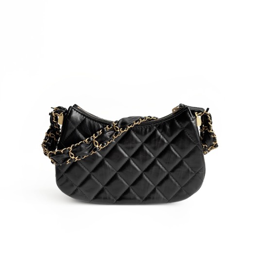 Chanel Hobo Bag in Quilted Calfskin